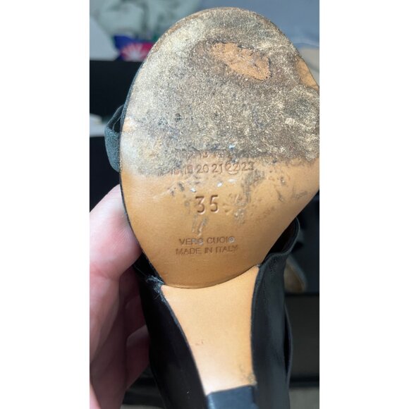 RARE MARGIELA LINE 22 OPEN TOE KNEE HIGH HEELED BOOTS 5 - Picture 10 of 10